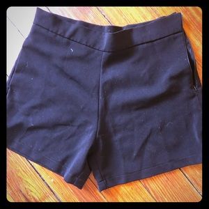 Black high waisted shorts